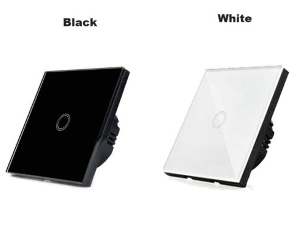 1/2/3 Gang Lichtschalter Touch, Glas, Zigbee 1