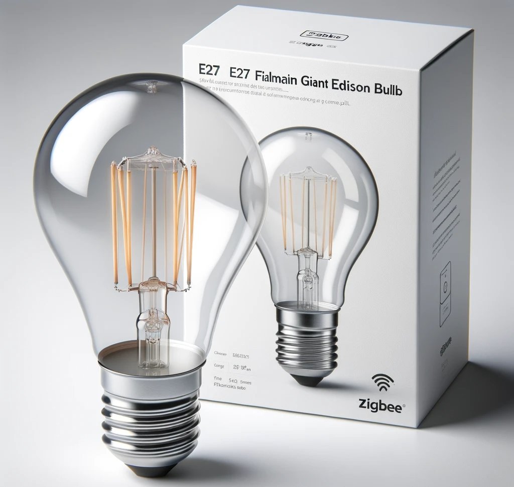 E27 Smart LED Filament dimmable, Zigbee